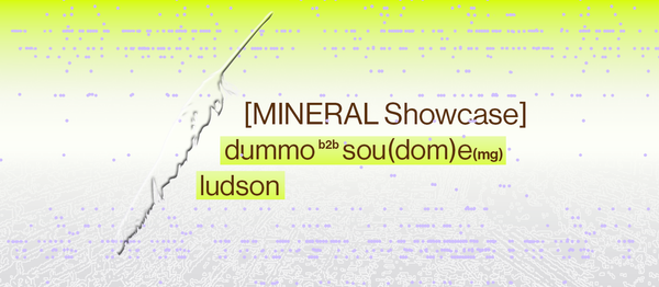 lapso · finissage + MINERAL showcase