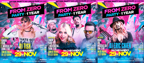 Maior AFTER PARTY do show do LINKIN PARK em CWB- From Zero PARTY!