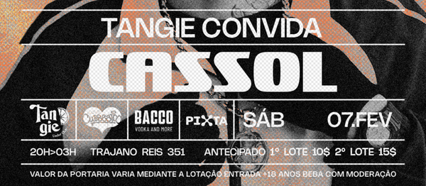 TANGIE CONVIDA CASSOL