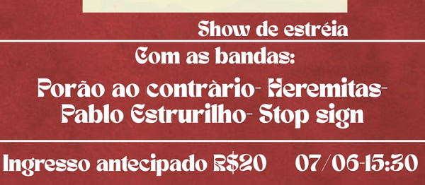 92 Graus - Stop Sign, Heremitas, Porão ao Contrario & Pablo Esturilho