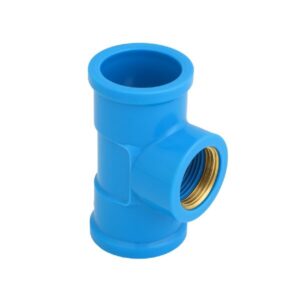 Tee azul bucha latao 25x1/2" Pietrobon