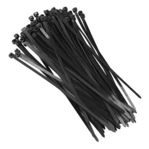 Abraçadeira Nylon 300x4,8 preta pacote c/100