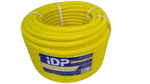 Eletroduto Flex. Corrugado amarelo IDP 25mm 3/4 c/50m