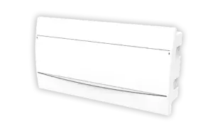 Quadro Distribuição Embutir 18p iec/din porta vertical branca Soprano