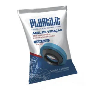 Anel De Vedação P/ Vaso Sanitário C/ Guia - Plastilit
