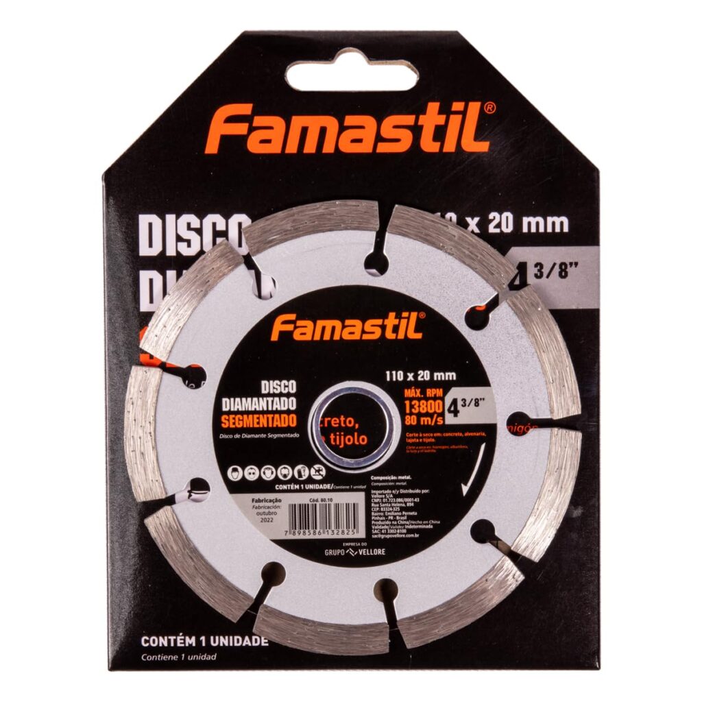 Disco Diamantado SEG 4 3/8 110 X 20 mm