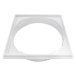 Porta Grelha P/ Caixa Sifonada DN 100 mm - Branco Autosserviço - Plastilit