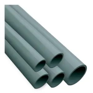 Tubo Eletroduto PVC S/Rosca Cinza Antichamas DN 3/4" 3 metros