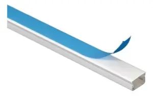 Canaleta Sistema Dexson 10X10 C/Adesivo S/Div Branca Dxn10021