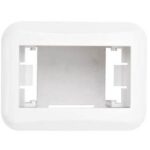 Caixa de Sobrepor p/ 1 Modulo c/Placa Branco Pezzi