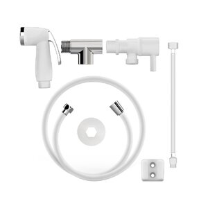 Kit Ducha Higienica Pop Branca Com "T" Para Ponto Adicional Censi