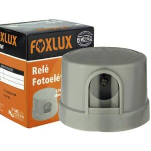 Rele Fotoeletrico Cinza Bivolt FoxLux