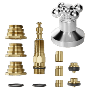 Kit Completo De Reparos P/registro - 10 Em 1 - Compativel Com Acabamento Deca*, Docol* E Similares Censi