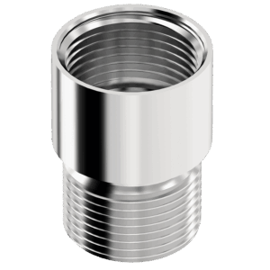 Extensao De Latao Cromado - Rosca Macho X Femea 3/4" X 20 Mm Censi