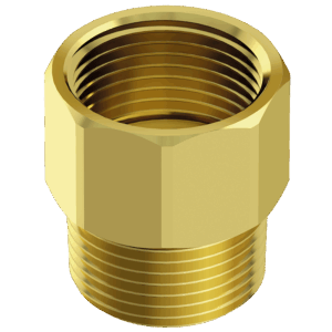 Aumento De Latao Decapado - Rosca 3/4" X 15 Mm Censi