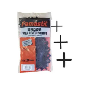 Espaçador Cruzeta 1,0mm Famastil C/100