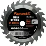 Serra Videa 4 3/8 24 Dentes 110 mm x 20 mm