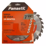 Serra Videa 7 1/4 24 Dentes 185 mm x 20 mm