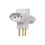 Plugue Tee 3 pinos  2p+t 10a/250v exatron