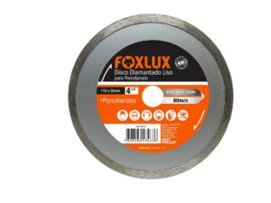 Disco Diamantado Liso Porcel. 4 3/8" 110 x 20 mm