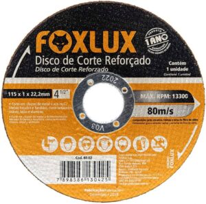 Disco de Corte 115(4,5")x1,6x22,2mm Met/inox