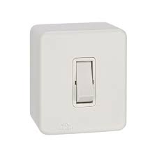 Interruptor Simples 10A 250V~ C/Placa e C/Caixa Simples Branca Pezzi