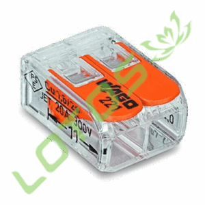 Conector Emenda 2 Fios Ate 6,0Mm 221-612 Wago