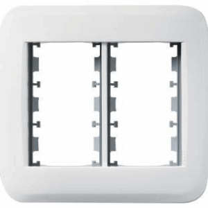 Placa + Bastidor 4X4 Classica Branco Pezzi