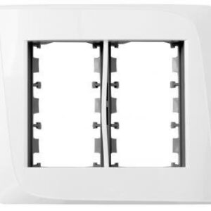 Placa + Bastidor 4X4 Tendenza Branco Pezzi