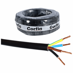 Rolo Cabo PP 4 vias x 2,5mm 100m Corfio
