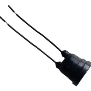 Bocal Pendente com Rabicho base E27 Preto Empalux