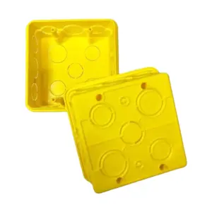 Caixa Luz 4x4 Embutir Amarela Ilumi
