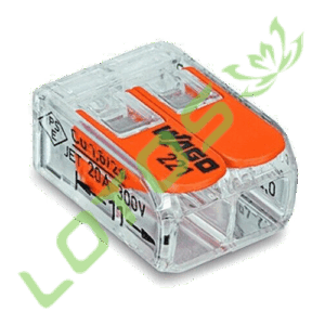 Conector Emenda 2 Fios Ate 6,0Mm 221-612 Wago