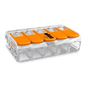 Conector emenda cx 221 5 derivacoes 4mm Wago