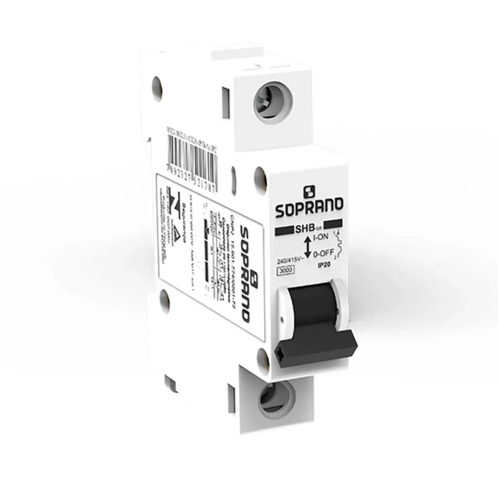 Disjuntor 10 Amperes shb1 gii-c010a Monofásico Soprano