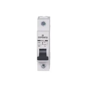 Disjuntor 63 Amperes shb1 gii-c063a Monofásico Soprano