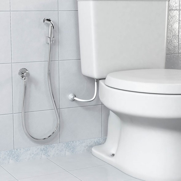 Engate Flexivel De Aco Inoxidavel Para Ducha Higienica - 1,20 M Censi