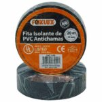 Fita Isolante 20 MTS Preta