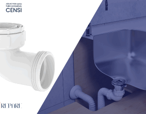 Joelho Branco Para Sifao Tubo Extensivel Censi