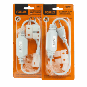 Kit Driver Plug Para Fita LED 220v Foxlux
