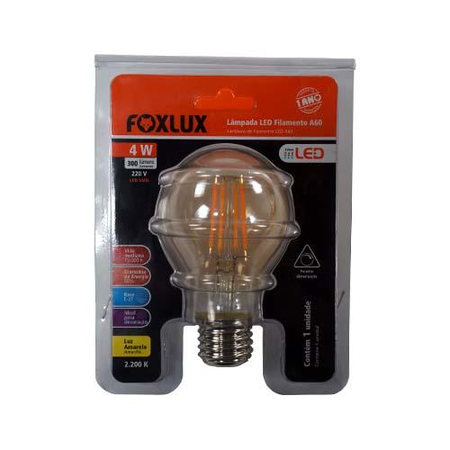 Lamp Filamento Dmz (A60 Bulbo) 4W 220V FoxLux