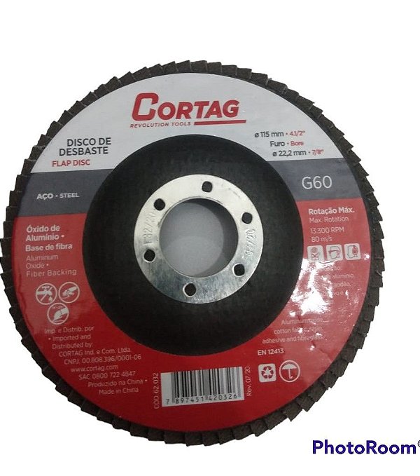 Lixa Flap Disco 4,5 Reto Gr 060 Mister