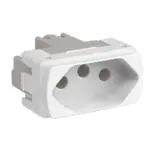 Modulo Tomada  2P+T 20A 250V~ Branco Pezzi