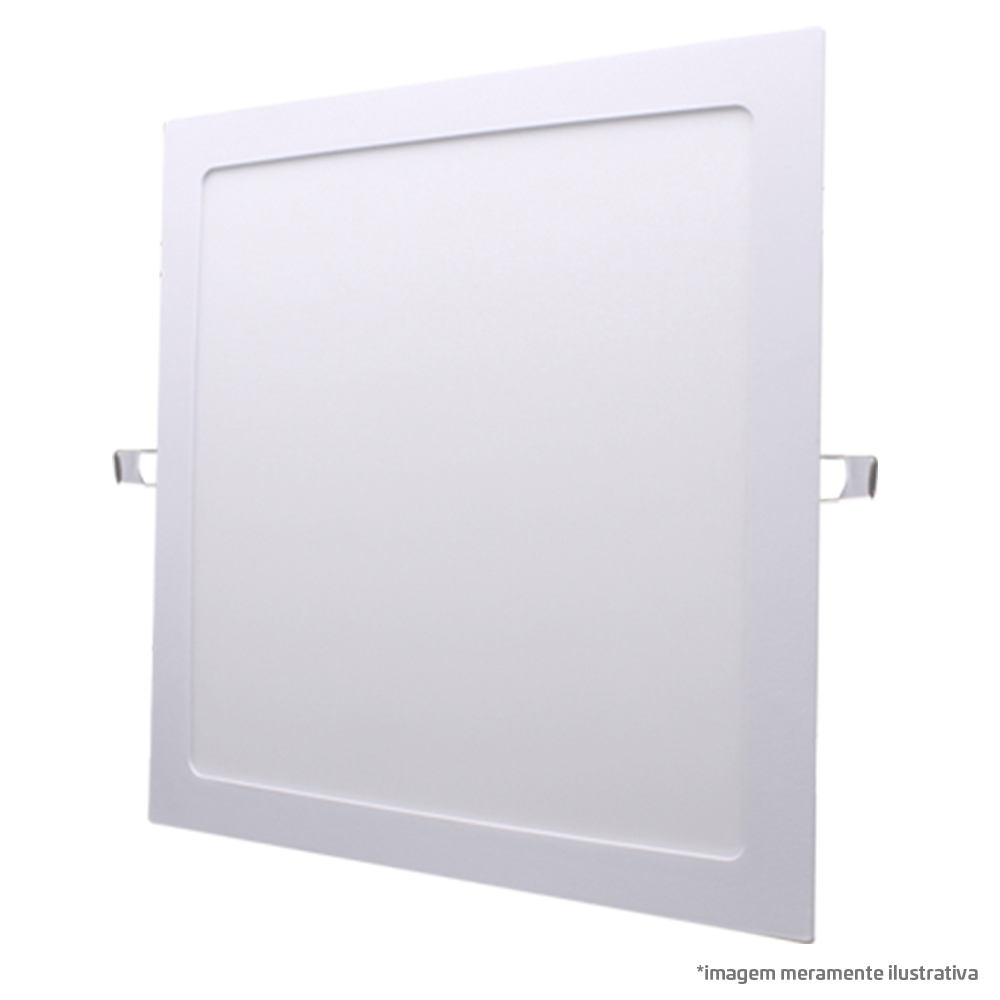 Painel Led 50w Quadrado Embutir 620 mm X 620 mm - 6000K Rajix