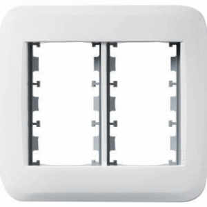 Placa + Bastidor 4X4 Classica Branco Pezzi