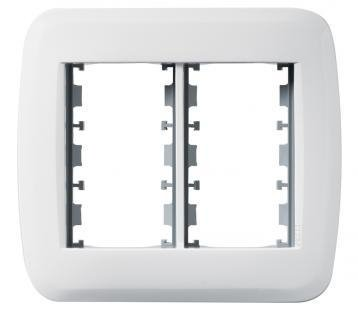 Placa + Bastidor 4X4 Classica Branco Pezzi