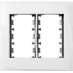 Placa + Bastidor 4X4 Tendenza Branco Pezzi