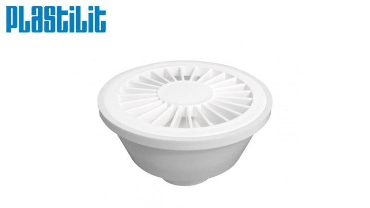 Ralo Sifonado Redondo Branco DN 100 x 38 x 40 mm - Plastilit