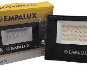Refletor Led Bivolt 30W 3000K Empalux