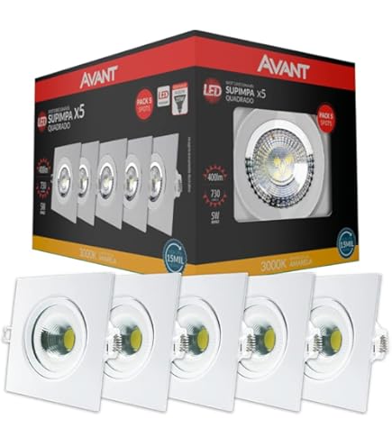 Spot LED 7W Redondo 6500k Bivolt